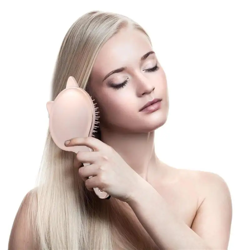 Cartoon Cat Anti-static Hair Brush Portable Creative Massage Air Cushion Comb Hair Care Stimulate and Massage Your Scalp Health