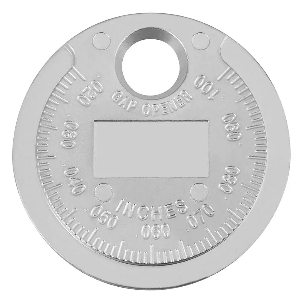 

1pc Spark Plug Gap Gauge Tool Measurement Coin-Type 0.6-2.4mm Range Spark Plug Gage