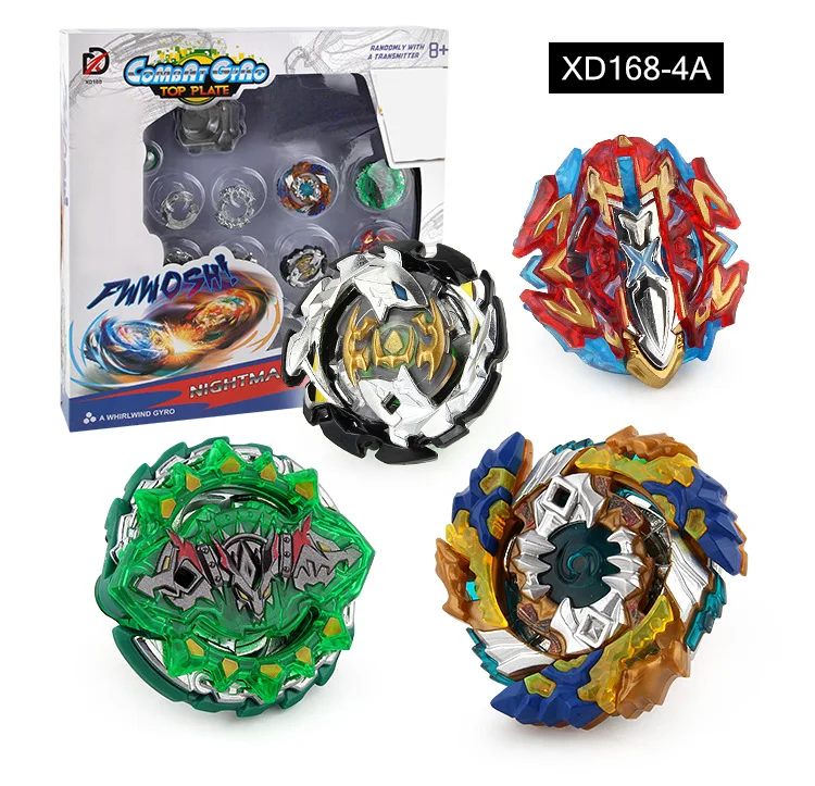 Burst Spinner Set Deluxe Edition Gyro Plate Athletic 4-in-2 Double Battle Spinner Set Children Gift