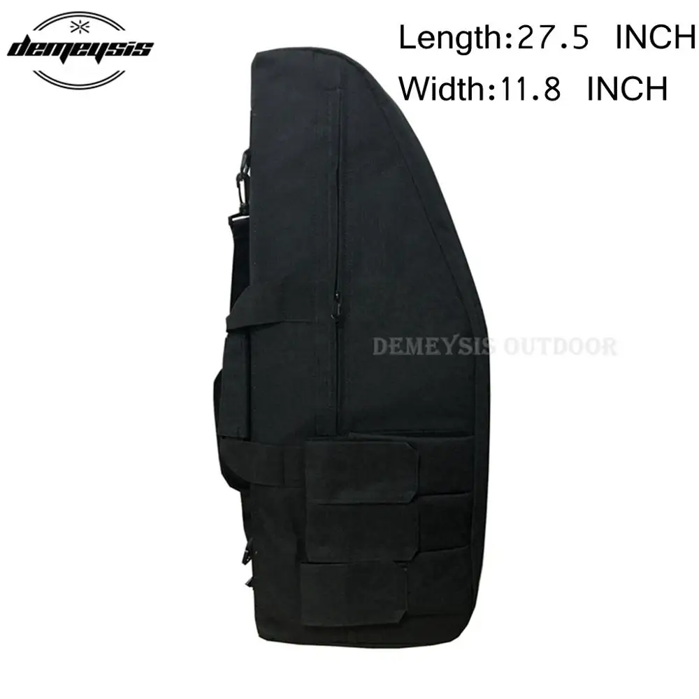 27.5inch black 27,5 дюймов сумка для переноски винтовки с плечевым ремнем армейский страйкбол 70 см 95 см 120 см защитный чехол для игрового пистолета CS - Цвет: 27.5inch black