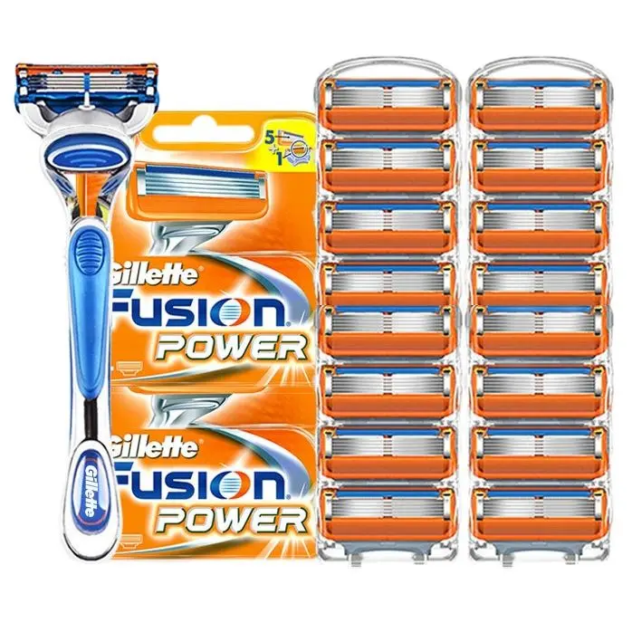 Original Fusion 5 Gillette 8pcs razor blades man with replaceable for new | Красота и здоровье