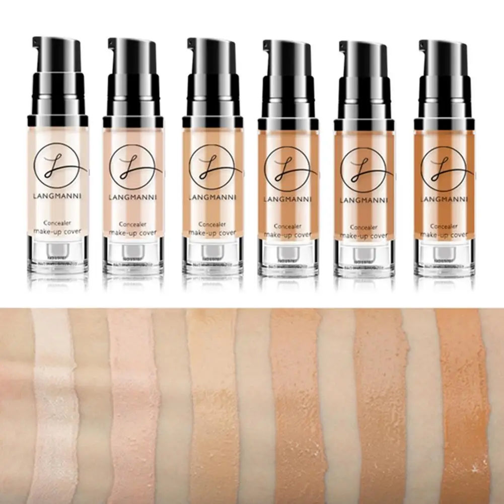 

Langmanni Liquid Foundation Concealer Brightening Skin Color Waterproof No Melting Makeup BB Cream Beauty Cosmetics Hot Sale