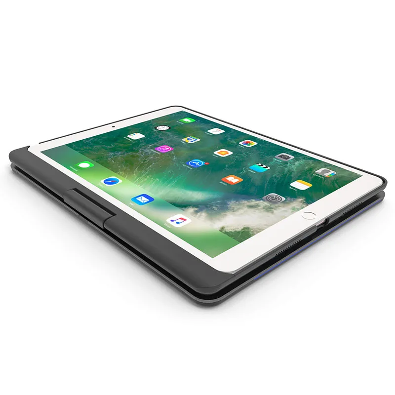Для новых Ipad и Ipad Pro 9,7 и Ipad Air 2 и Ipad Air / Поворот на 360 градусов Алюминиевый сплав Bluetooth клавиатура чехол