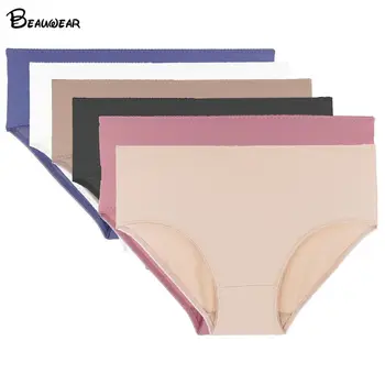 

Beauwear Ice Cool Femenina Knickers Lace Sexy Lingeries Briefs Women Underwear Plus Size High Waist Women's Panties Underpants