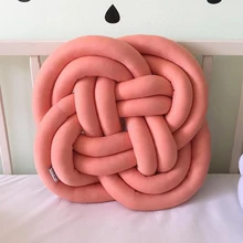 Cheap Baby Room Knot Ball Cot Crib Cuddle Pillow Newborn Pillow Cushion Kids Pillows Weaving Decoration for Gift Cheap Baby Room Knot Ball Cot Crib Cuddle Pillow Newborn Pillow Cushion Kids Pillows Weaving Decoration for Gift