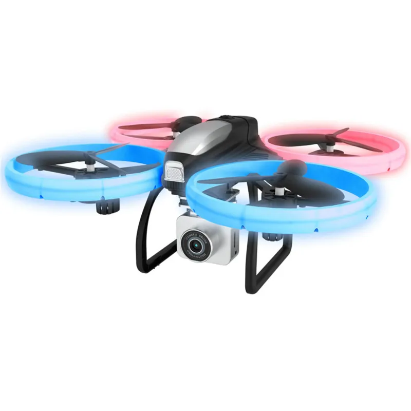 Eachine E020 светодиодный wifi FPV с 4 K/1080 P HD широкоугольная камера Безголовый режим удержания высоты Радиоуправляемый Дрон Квадрокоптер RTF