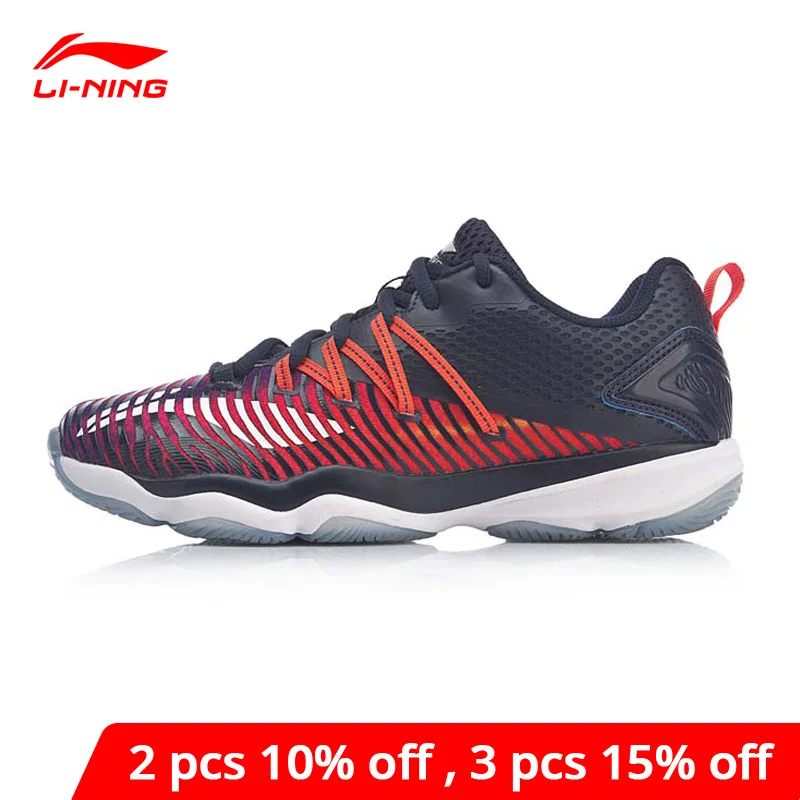 Женская тренировочная обувь для бадминтона Li-Ning нескользящая спортивная с