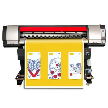 Online 1,6 M Werbung Drucker Große Format Vinyl Banner Plotter Maschine Rolle Zu Rolle Digital DX7 Kopf Breit Format Inkjet Drucker