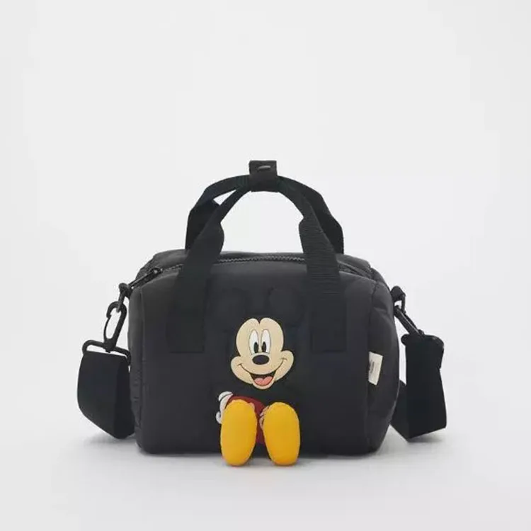 Nueva Disney Mickey Mouse dibujos animados chica bolso de los niños bolsa de almacenamiento de las niñas de dibujos animados Mickey Minnie Mouse bolso bolsos de hombro