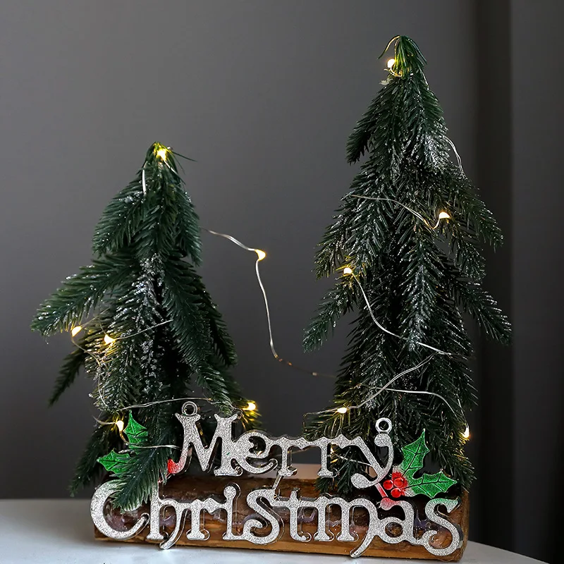 

Mini Christmas Tree Cedar Desktop Small Christmas Tree Desktop Window Display Gifts Christmas Decoration for Home Ornaments