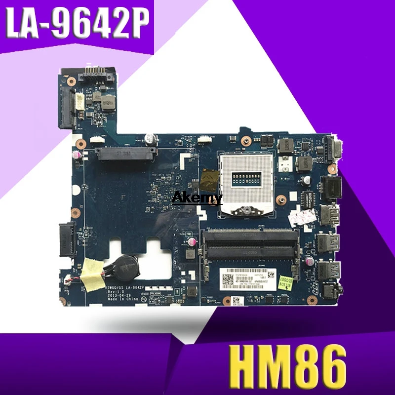 

LA-9642P G410 motherboard 90003683 HM86 For Lenovo G410 Laptop Motherboard VIWGQ /GS LA-9642P tested work