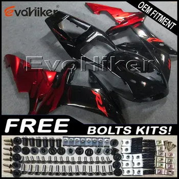 

Custom motorcycle fairing for YZF-R1 2002-2003 ABS plastic motorcycle hull Injection mold red white+Gifts