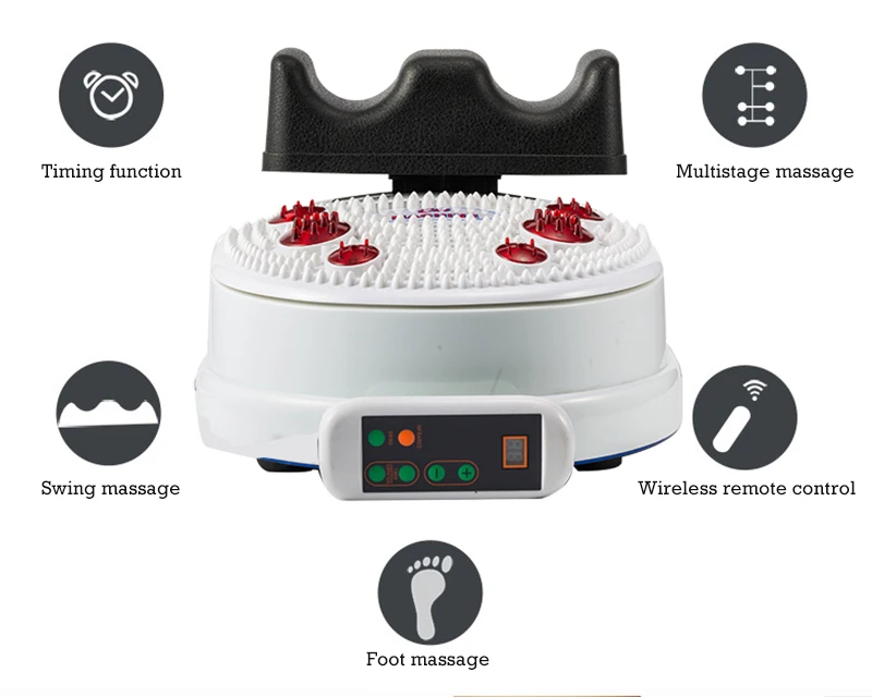 US $264.67 Multifunctional Aerobic Swing Machine Shaking Foot Fitness Physical Therapy Rehabilitation Device Leg and Foot Massage Device