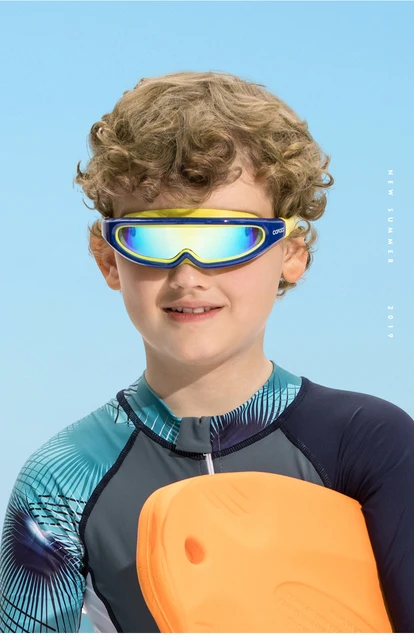 Copozz, gafas de natación para niños, antiniebla, impermeables, para niños  y adolescentes, montura grande, gafas de natación para niño y niña, gafas  de natación de una pieza