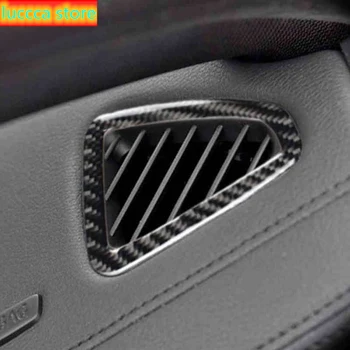 

Carbon fiber For BMW X5 X6 E70 E71 F15 F16 Car Dashboard Air Conditioning Outlet Vent Frame Decorative Cover Trim Car Sticker