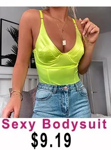 Toplook shiny bodysuit straps patchwork sleeveless bodycon sexy summer women swimwear outfits clothes party club body 2020 cut out bodysuit