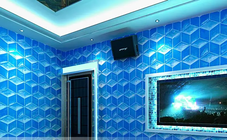 Beibehang KTV3d трехмерная Индивидуальность Мода flash wall тканевая полоса отель необычный танцевальный зал коробка тема комнаты обои