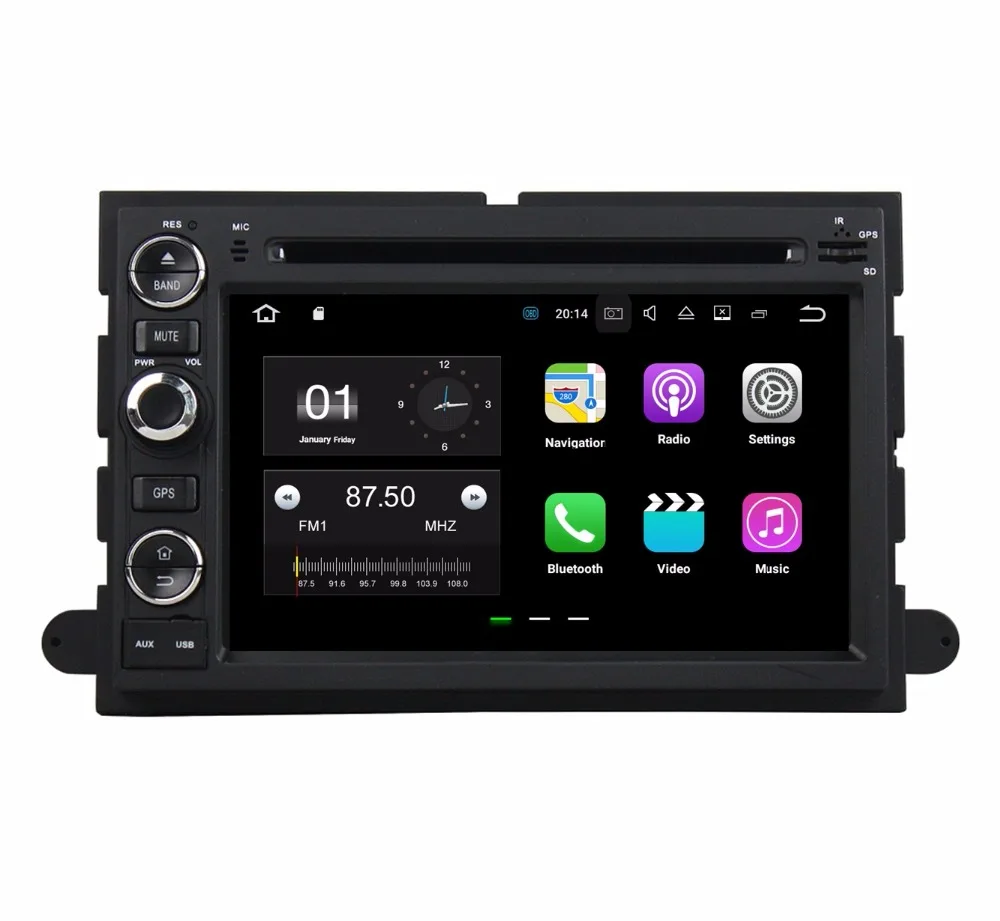 Восьмиядерный 7 'Ǝ ядер Android 9 0 автомобильный Радио dvd плеер GPS для Ford Fusion Explorer F150