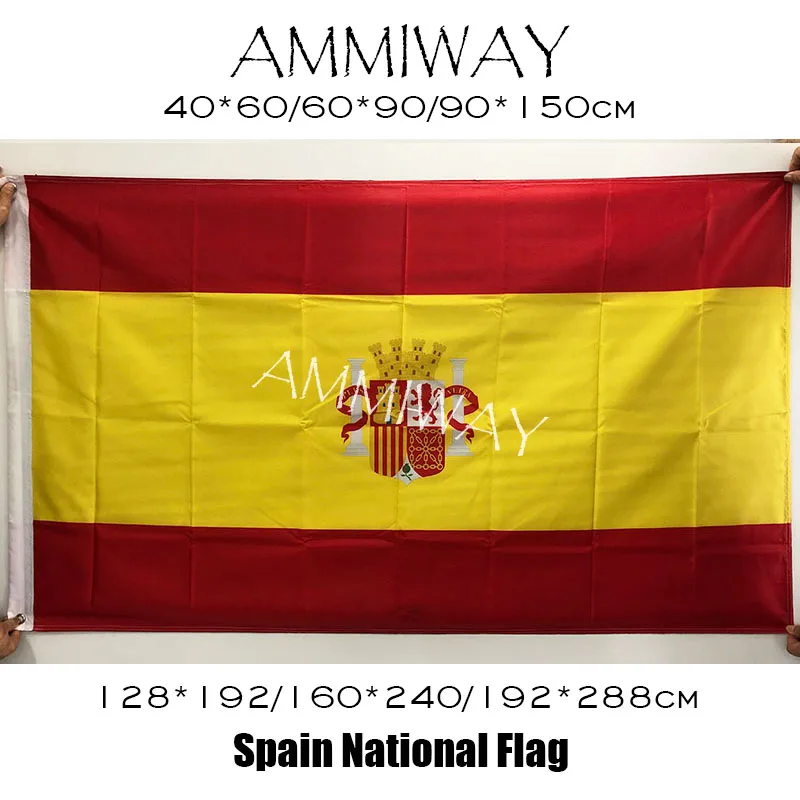 AMMIWAY Single or Double Sided Spanish Spain 1936-1938 National Band Flags and Banners Bandera del bando nacional 1936-1938