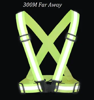 

Colorful High Visibility Unisex Outdoor Safety Vest Reflective Belt Safety Vest Fit For Running Cycling Sports Outdoor Clothes