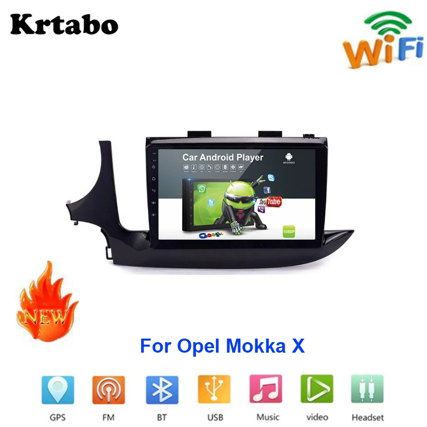 

Car radio Android multimedia player For Opel Mokka X Car touch screen GPS Navigation Support Carplay Bluetooth
