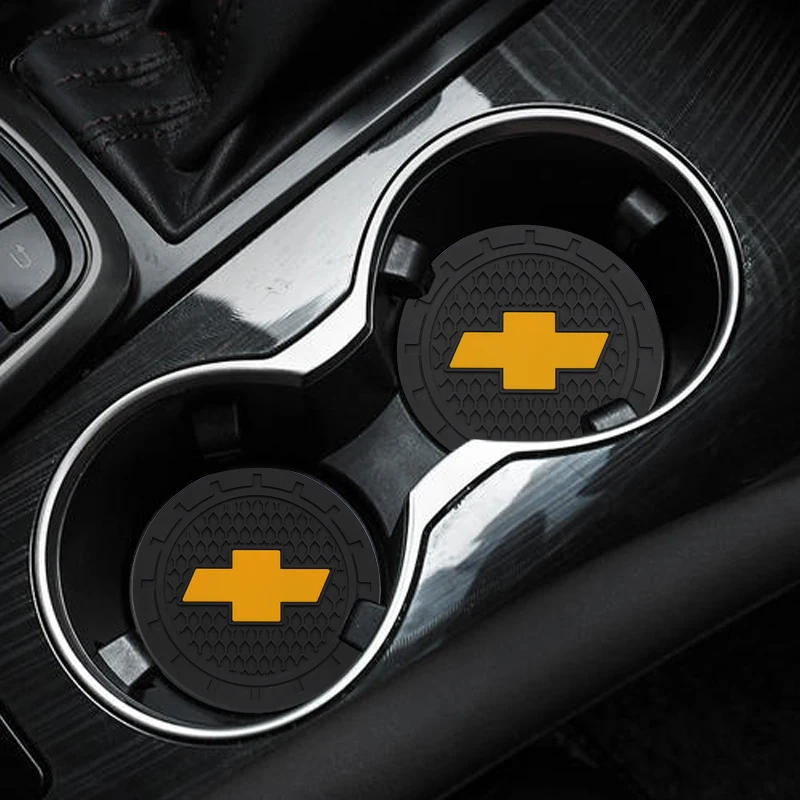 

2pcs Car Auto Water Cup Slot Non-slip Mat Accessories for Chevrolets Cruze Captiva Lacetti Aveo Niva Trax Onix Car Accessories