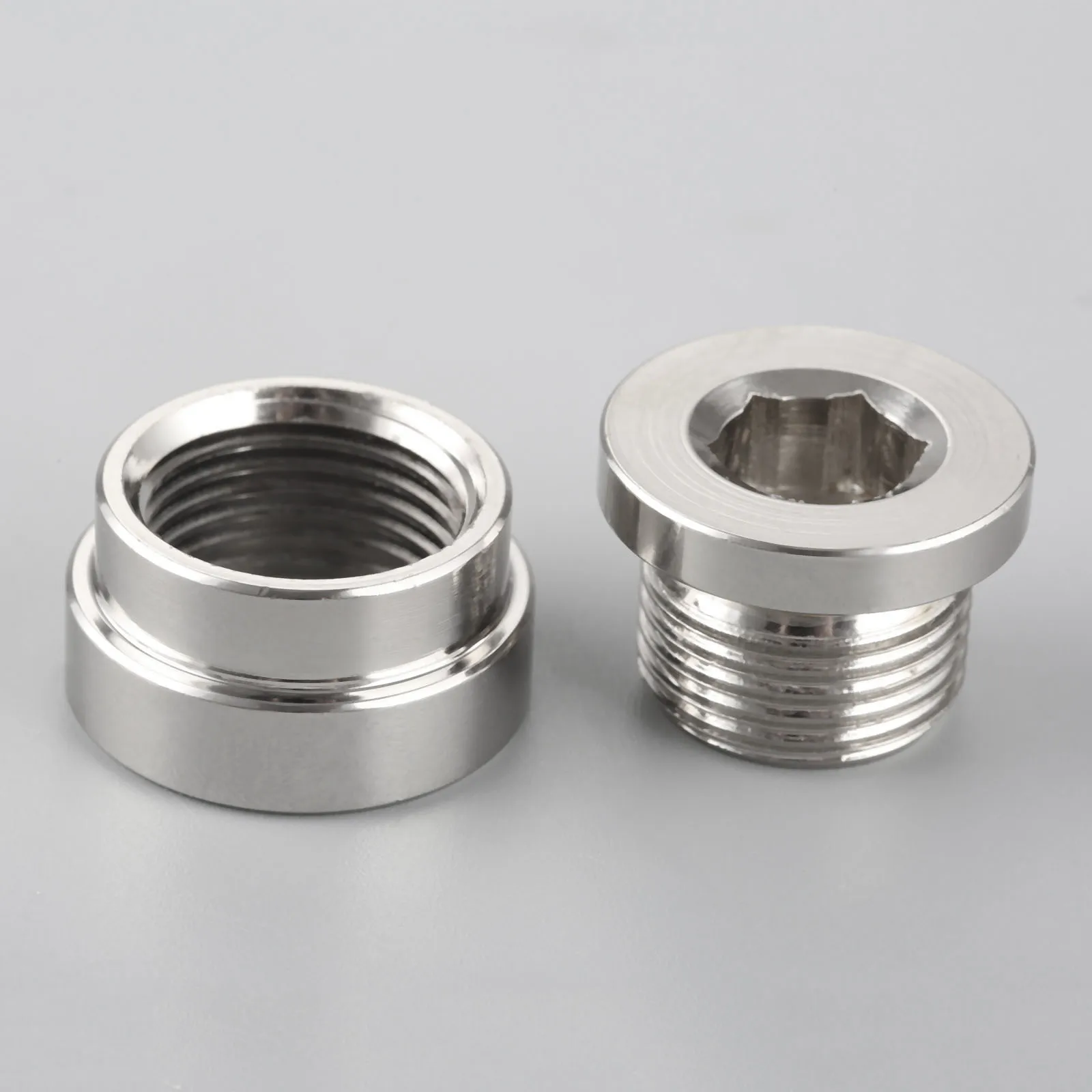 Yetaha 2 комплекта Универсальный кислородный датчик O2 ступенчатый монтажный босс и