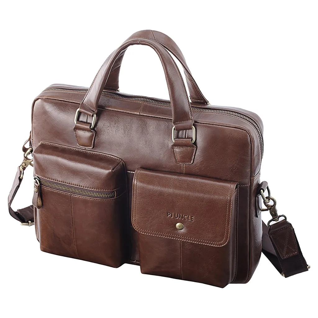 Male Briefcase Men's Business Handbag Brand Luxury Men Briefcases Laptop Bag High Quality Men Briefcase Shoulder Messenger Bags