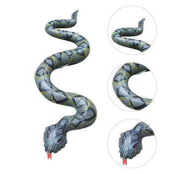 

2019 Hot 120CM Scary Snake Toy Lifelike PVC Snake Shape Inflatable Toys Hollaween Joke Toys Funny Gift Products
