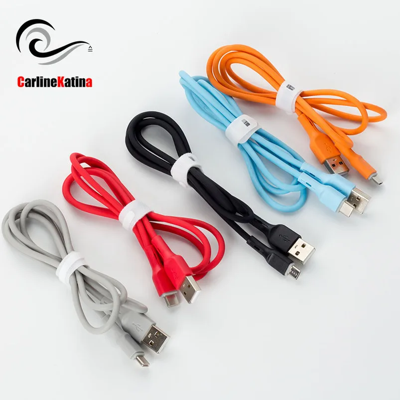 

Color Matte Data Line Charging Case Cover for iPhone for Samsung for Huawei for OnePlus of Type C Lighting Micro USB Cable 1m