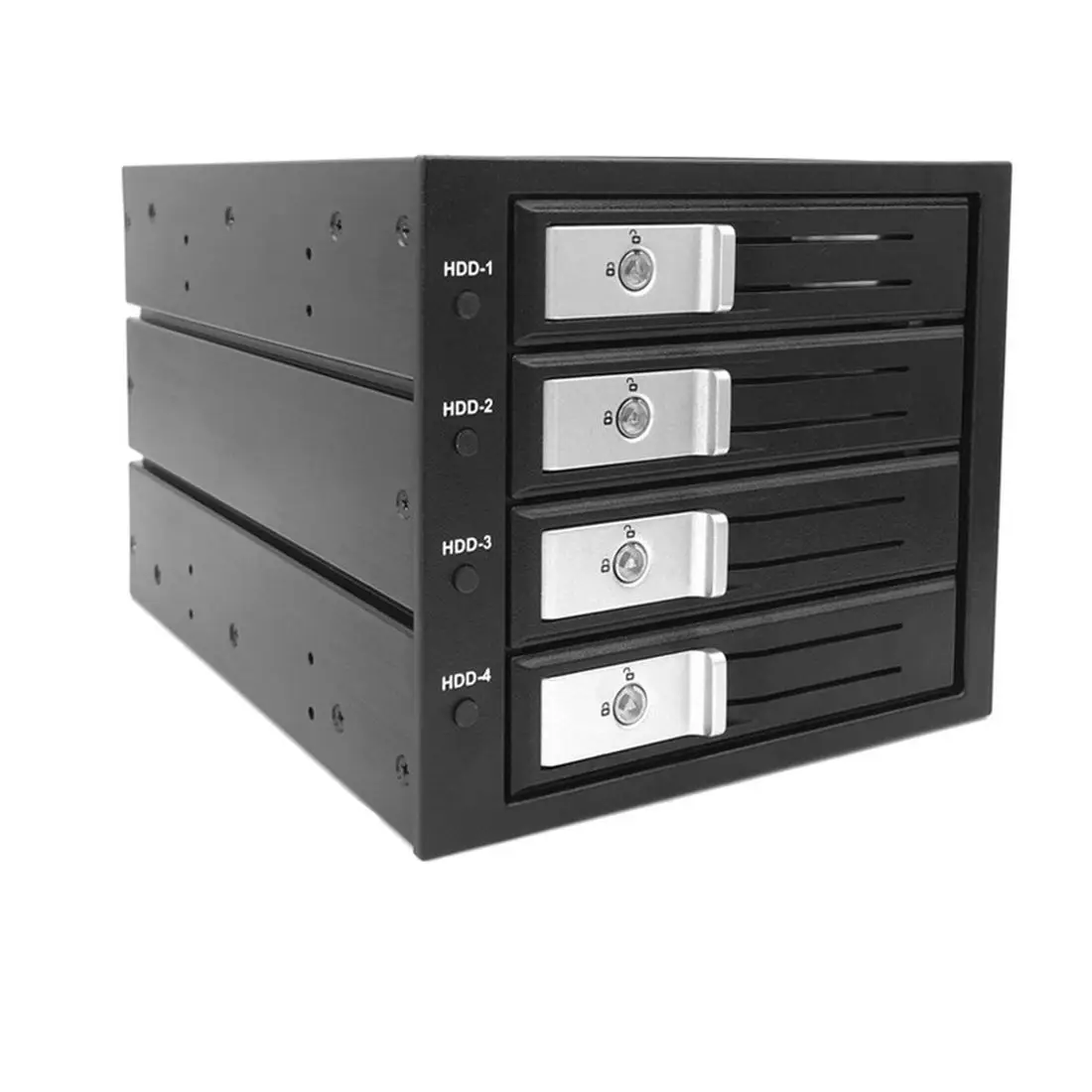TOOLFREE Aluminum Alloy 3.5 inch 3/4/5-bay 6G 12G SATA/SAS 6Gbps Hard Drive Tray Hard Disk Enclosure Extraction Box For Desktop