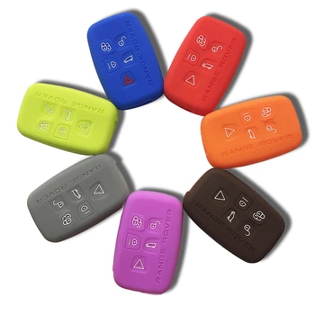 

Silicone Car Key Cover Case For Land Rover Freelander 2 Range Rover Velar 2020 Discovery Sport 2019 Vogue Accessories Key Holder