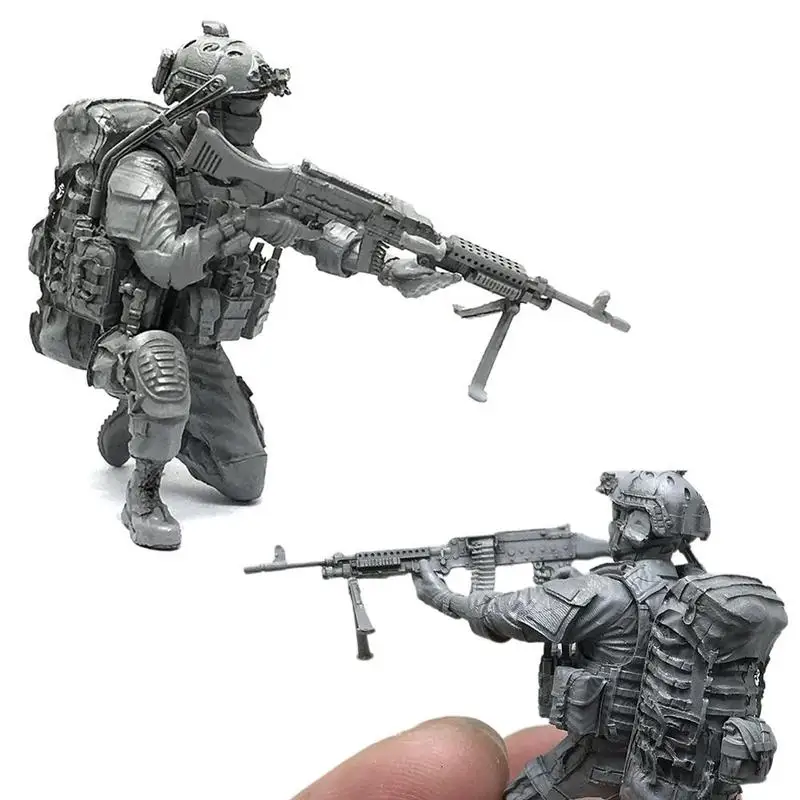 YUFAN 1/35 современный американский спецназ D полимерный солдат 5 см статическая