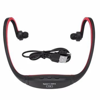 

Universal Sport MP3 Player Portable Music Running Headphone Earphone Headset with TF Card Slot MP3 Music Player