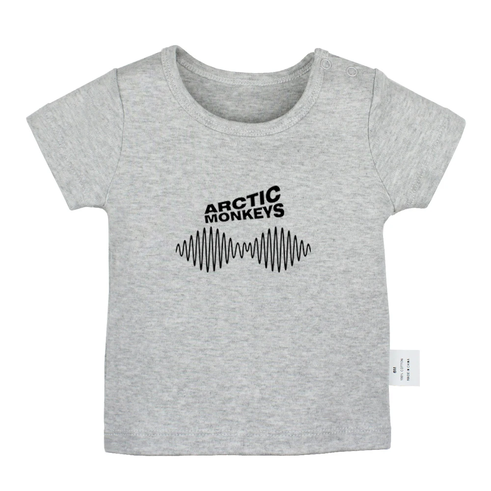 Модные мышей и мужчин группа Arctic Monkeys Rock Band футболки для грудничков детей