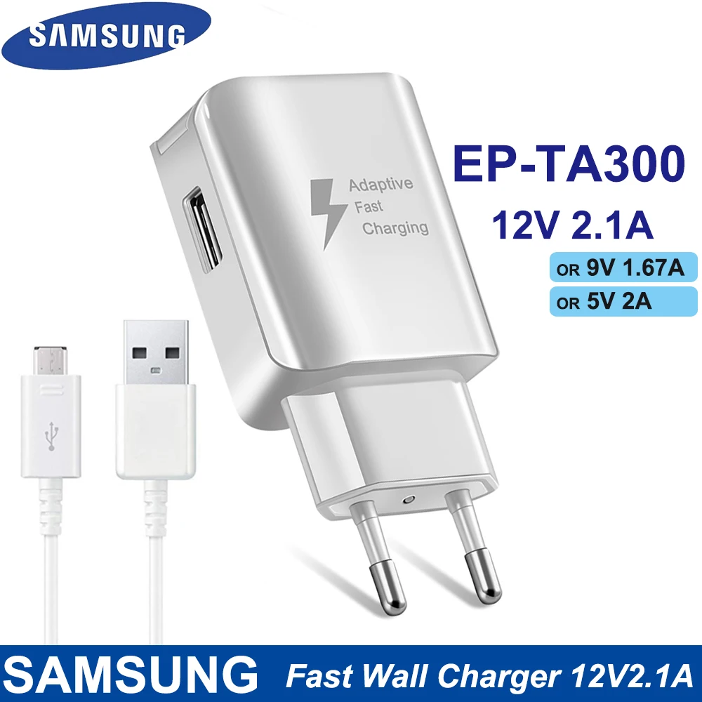 Сетевое зарядное устройство EP-TA300 25 Вт 12 В 2 1 А для Samsung Galaxy S10 S9 S8 Plus S7 Note9 8 7 5 FE Tab Note A