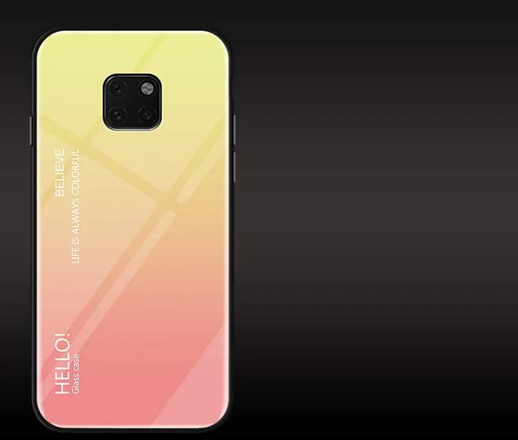 Постепенная замена стеклянный чехол для телефона huawei mate 20 Pro Lite SNE-LX1 полная защита бампер для huawei mate 20X5G чехол для телефона