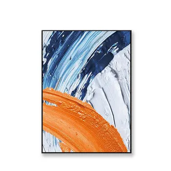 

nordic poster modern art Hand drawn oil painting wall art canvas painting colorful pictures for home decoration living room sofa