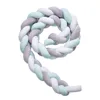 1M Baby Bed Bumper Bed Braid Knot Pillow Cushion Bumper for Infant Bebe Crib Protector Cot Bumper Room Decor ► Photo 3/6