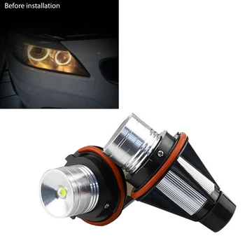 

5W Angel Eye Halo Bulb 6500K DC 12V 2pcs LED Light Bulb Car Super Bright
