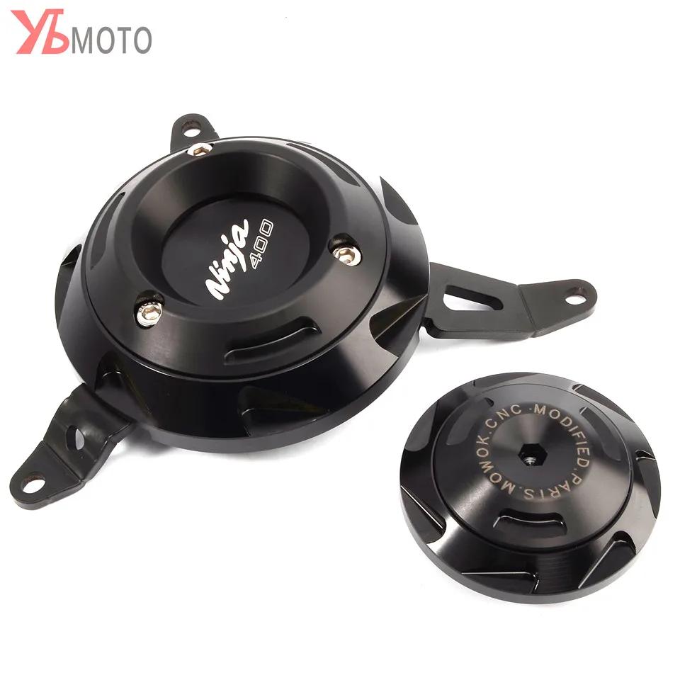 Motorcycle Engine Guard Case Cap Set Cover Kit Protection for Kawasaki