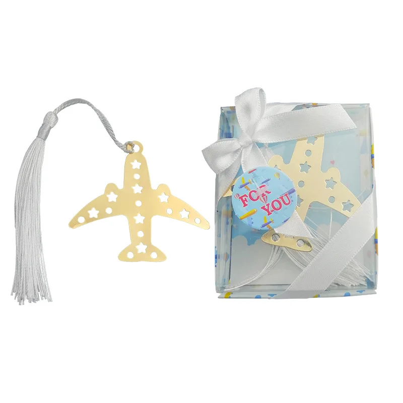 Свадебвечерние подарки и для гостей самолета bookamrk baby shower вечеринки сувениры 100