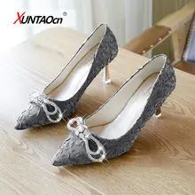 

Femmes Hauts Talons Women Fashion Crystal Blue Comfort Stiletto Heels for Party Lady Casual Black Heel Shoes