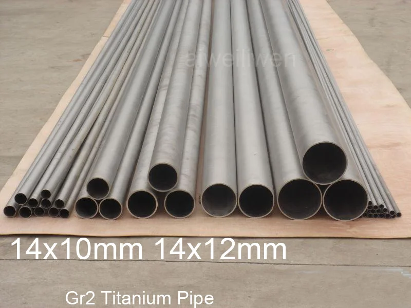 Титановая труба 14 мм od 14x10 бесшовная класс 2 титановая нагревательная из