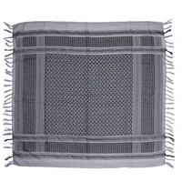 110*110 арабский шарф Keffiyeh Shemagh, пустынный арабский квадратный шарф с кисточкой для охоты, уличный военный походный армейский шарф для мужчин и женщин — изображение 4