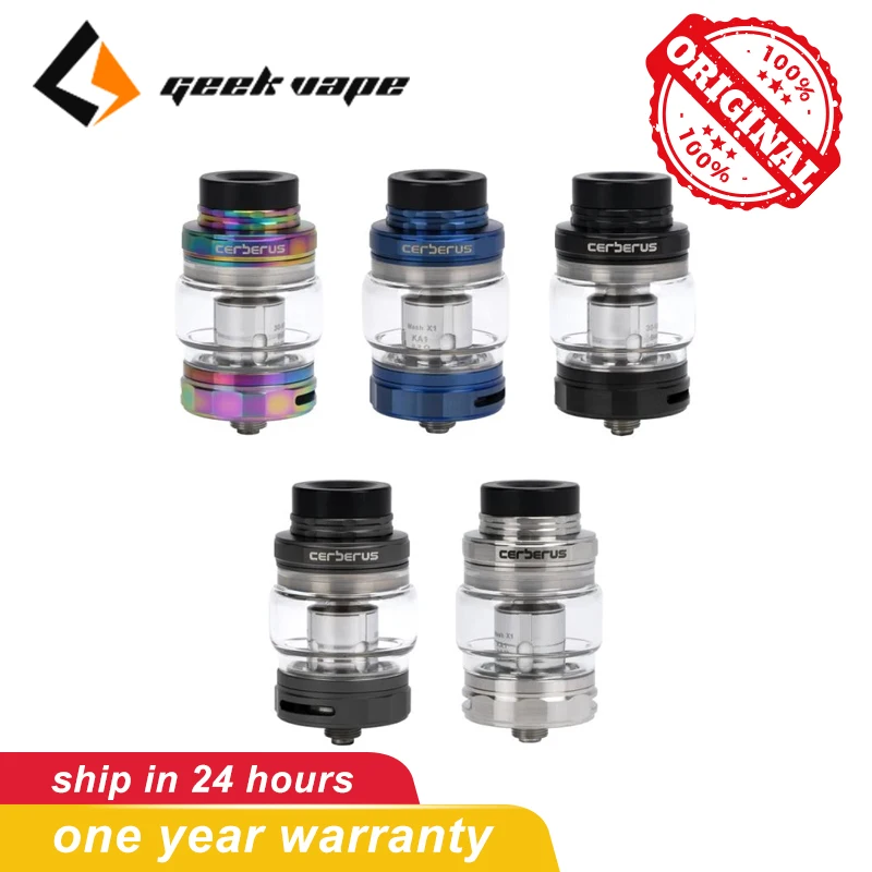 Оригинальный Geekvape Cerberus Subohm танки 5 мл/4 мл атомайзер с Ом Супер сеткой катушки