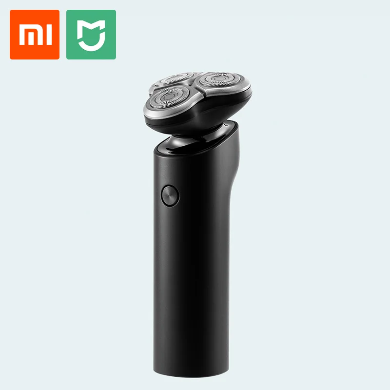 Xiaomi Mijia электробритва S500 Мужская бритва триммер для бороды 3 головки гибкий сухой влажный моющийся основной-суб двойной режим лезвия удобная чистка