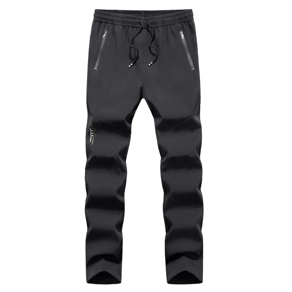SAGACE мужские водонепроницаемые и ветрозащитные походные брюки плюс бархатные быстросохнущие брюки прямого типа свободные модные