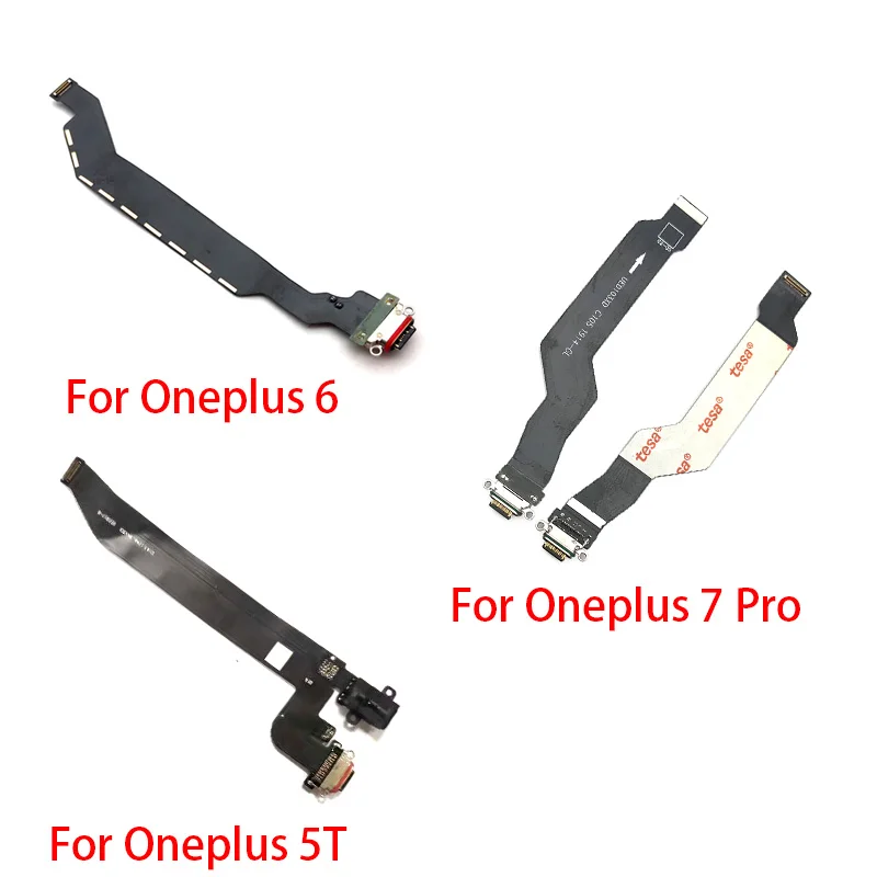 Usb разъем для зарядки док станции гибкий кабель Oneplus 1 2 3 5 5T 6 7T 7 8 Pro|Шлейфы