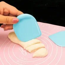 LIXYMO 1 шт. утолщенный мини-скребок для выпечки и тортов крем пищевой пластиковый скребок Mooncake резка теста